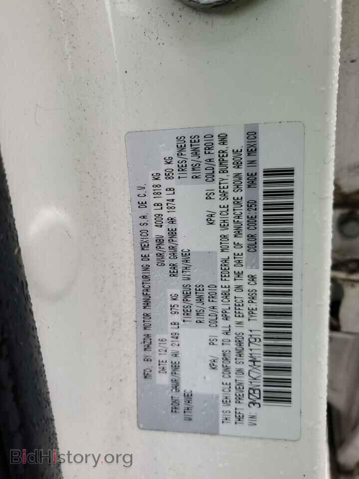 2017 MAZDA 3 - VIN: 3MZBN1K7XHM117911 - Фото 12