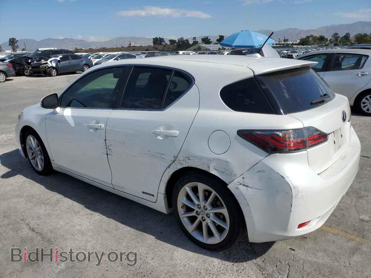 2012 LEXUS CT 200 - VIN: JTHKD5BHXC2074319 - Фото 2