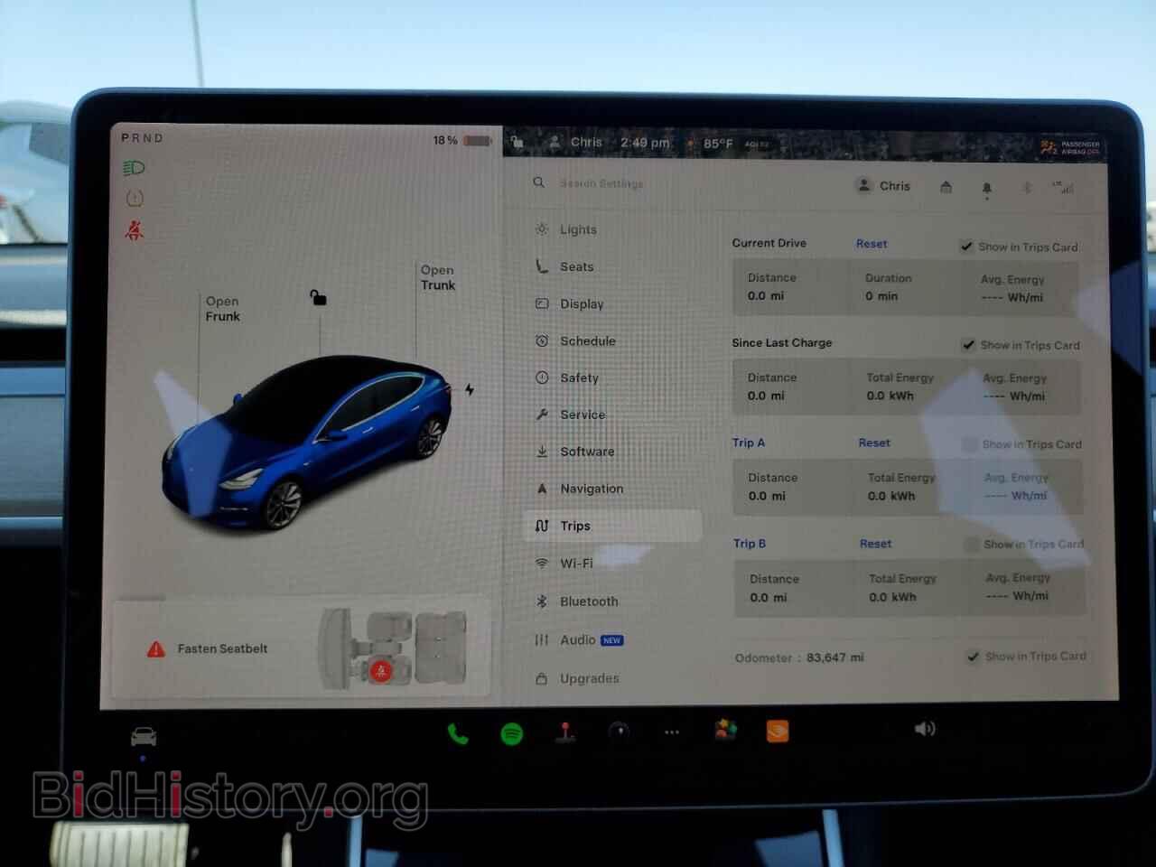 2018 TESLA MODEL 3 - VIN: 5YJ3E1EA1JF046946 - Фото 9