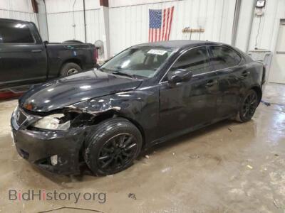 2008 Lexus IS 250, black — VIN JTHBK262582069062, Copart