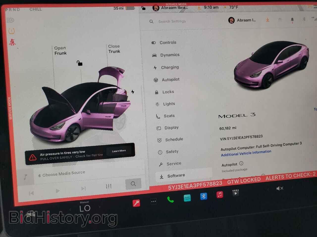 2023 TESLA MODEL 3 - VIN: 5YJ3E1EA3PF578823 - Фото 9