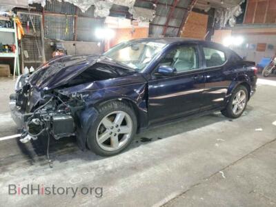 2011 Dodge AVENGER LUX, фиолетовый — VIN 1B3BD2FG8BN541236, Copart