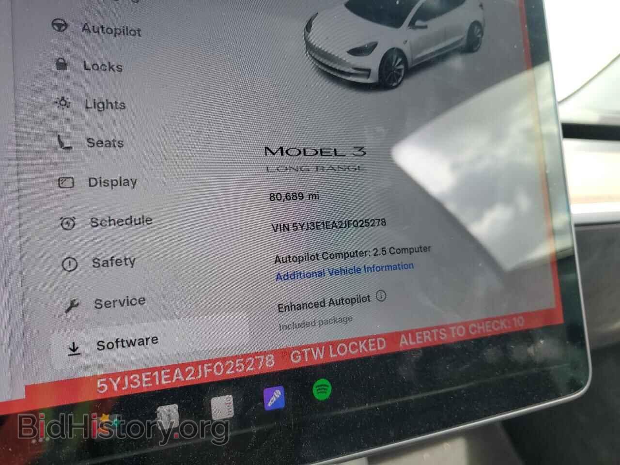 2018 TESLA MODEL 3 - VIN: 5YJ3E1EA2JF025278 - Photo 9