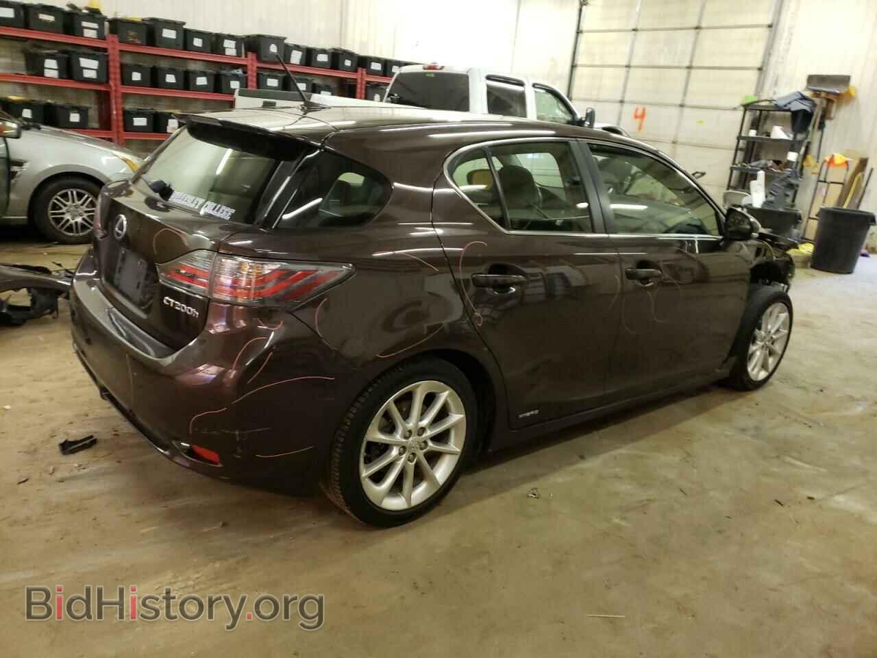2012 LEXUS CT 200 - VIN: JTHKD5BH5C2062482 - Фото 3