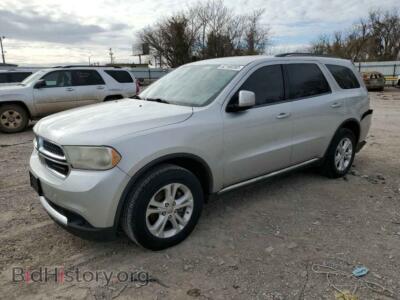 2012 Dodge DURANGO SXT, silver — VIN 1C4RDHAG7CC278564, Copart