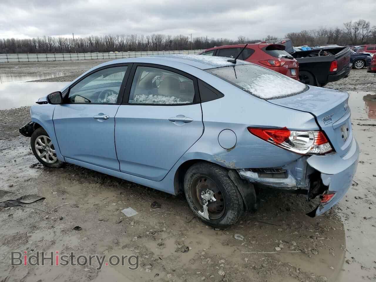 2014 HYUNDAI ACCENT - VIN: KMHCT4AEXEU733772 - Фото 2