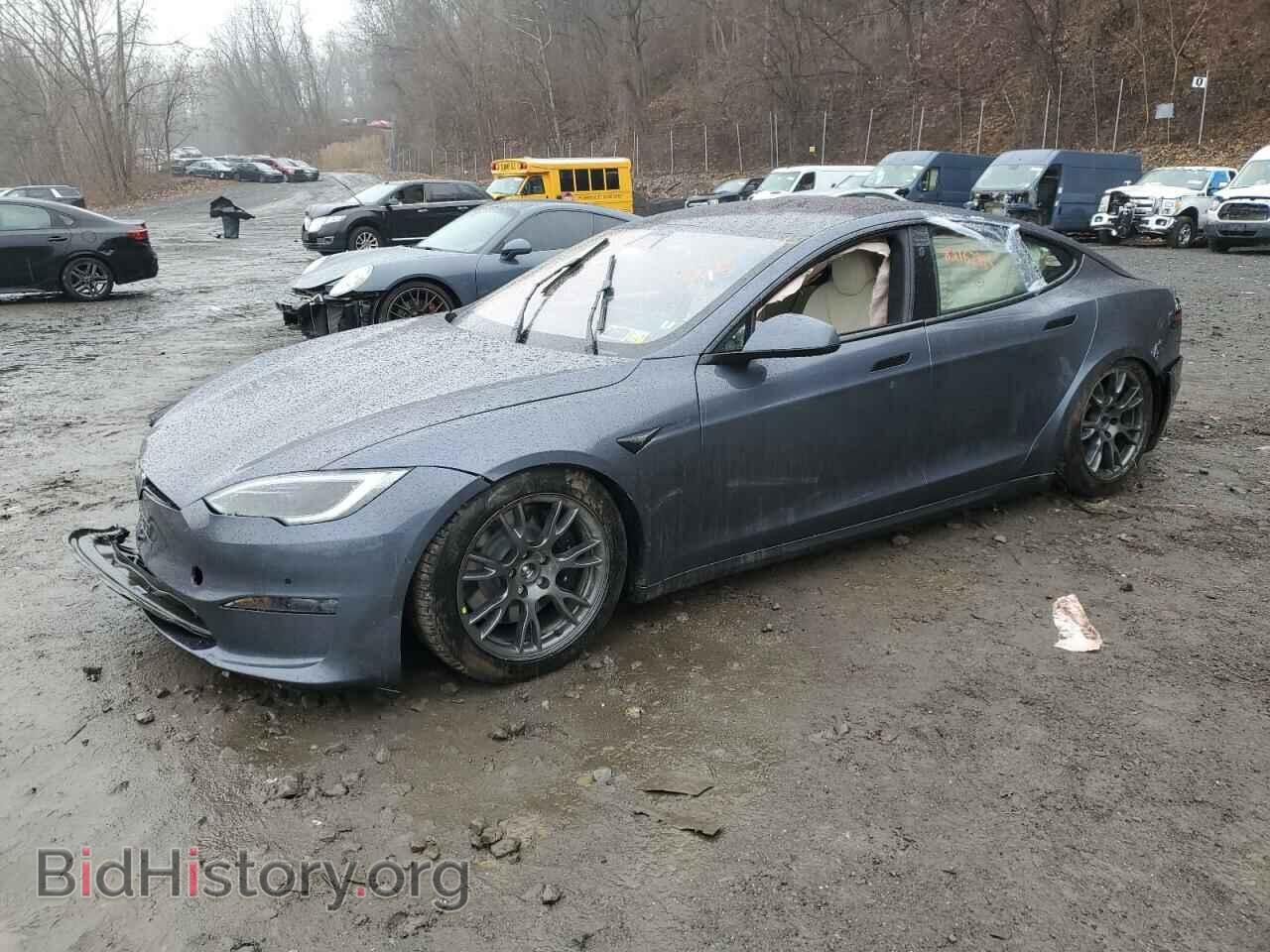 Photo 5YJSA1E56NF482949 - TESLA MODEL S 2022