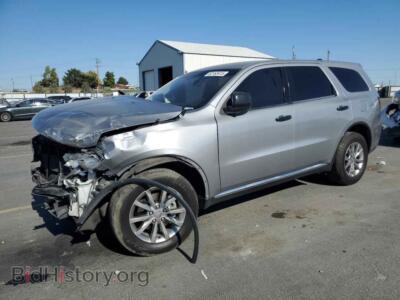 2017 Dodge DURANGO SXT, серебристый — VIN 1C4RDJAGXHC806547, Copart