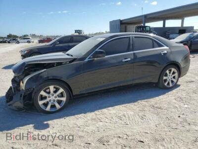 2014 Cadillac ATS, черный — VIN 1G6AA5RX6E0120622, Copart