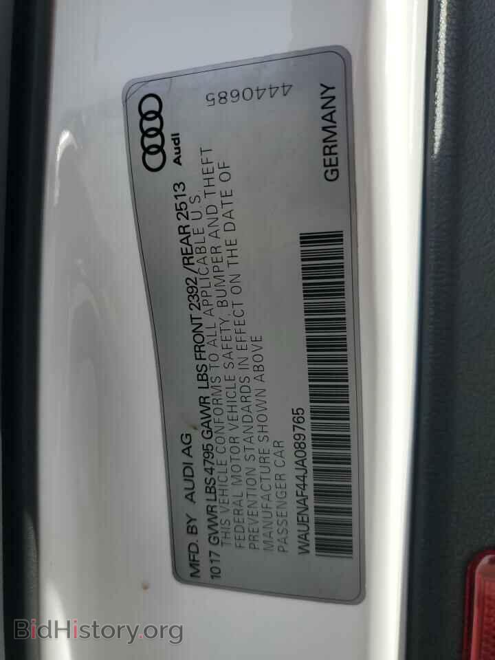 2018 AUDI A4 - VIN: WAUENAF44JA089765 - Фото 12