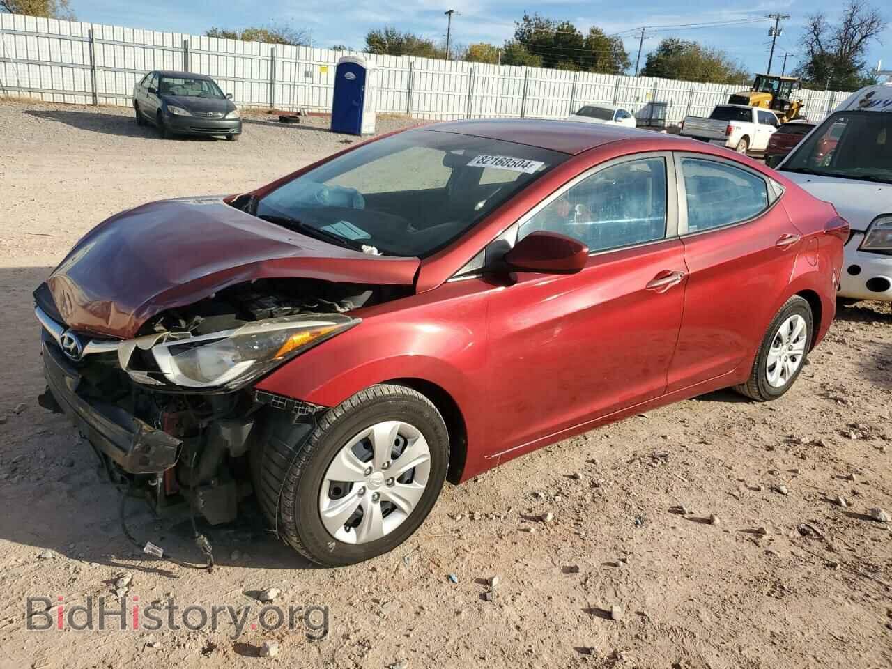 Фотография 5NPDH4AE2GH673221 - HYUNDAI ELANTRA 2016