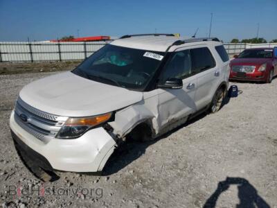 2014 Ford EXPLORER XLT, white — VIN 1FM5K8D8XEGA59355, Copart