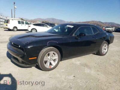 2023 Dodge CHALLENGER SXT, черный — VIN 2C3CDZAG8PH602396, Copart