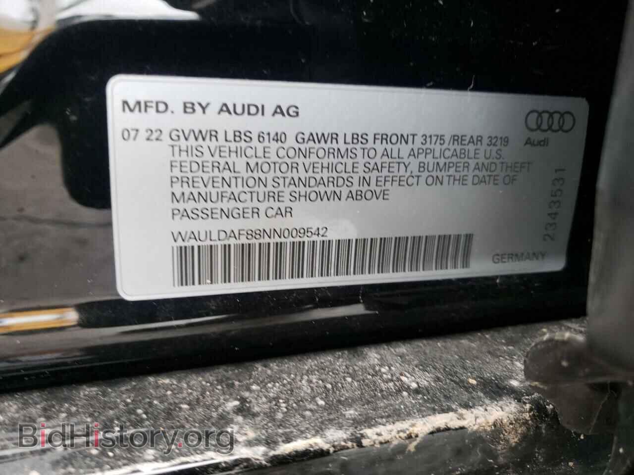 2022 AUDI A8 - VIN: WAULDAF88NN009542 - Фото 12