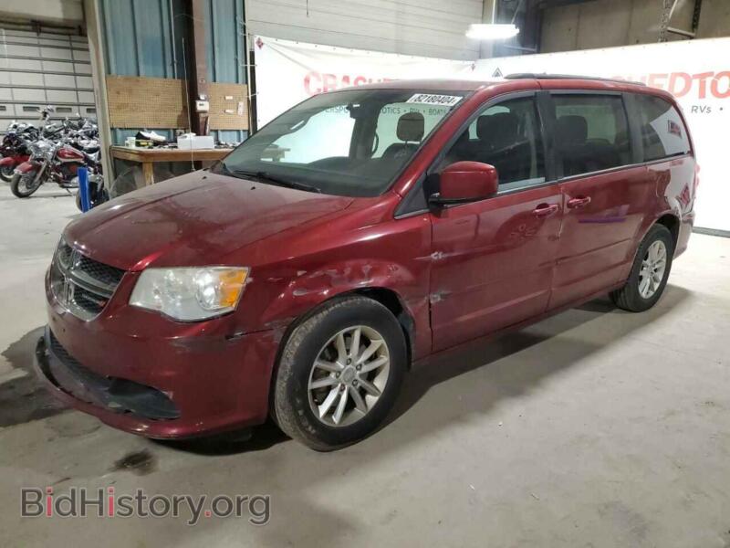 2014 Dodge CARAVAN SXT (VIN 2C4RDGCG2ER182648) — фото 1 из 13, Copart, повреждение: передняя часть