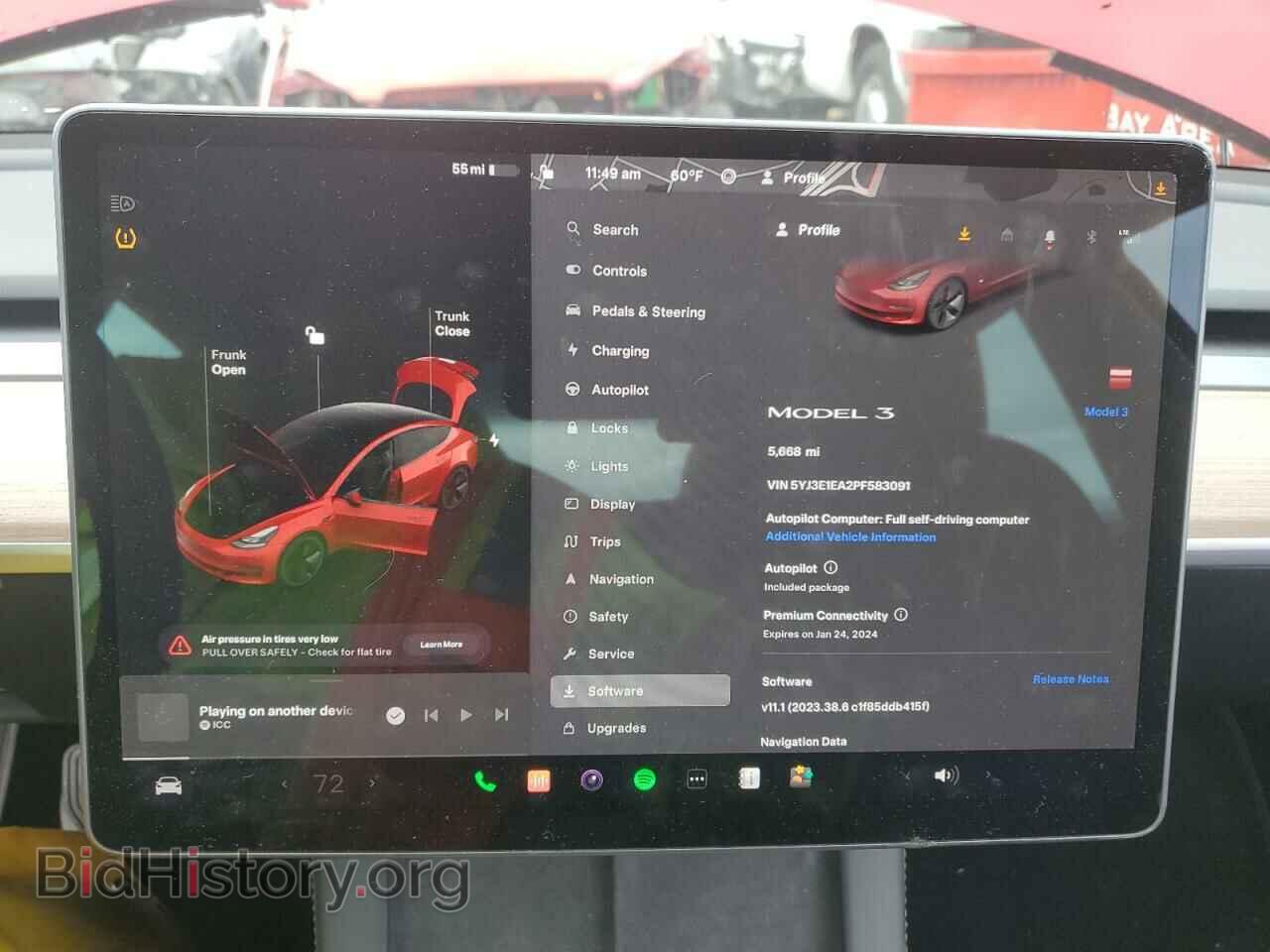 2023 TESLA MODEL 3 - VIN: 5YJ3E1EA2PF583091 - Photo 9