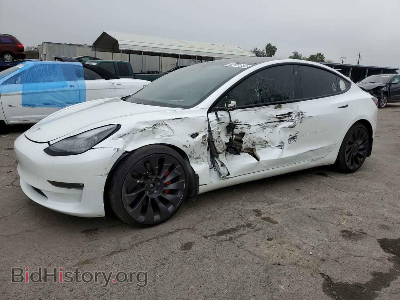 Photo 5YJ3E1EC0MF988539 - TESLA MODEL 3 2021