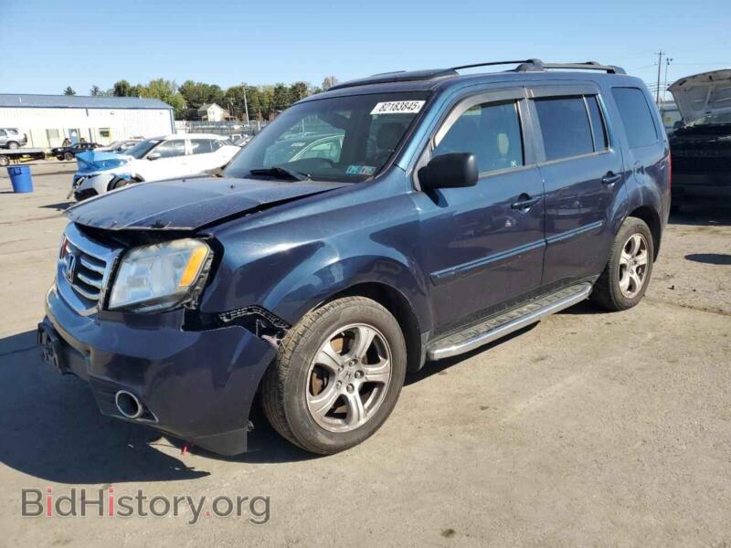 2012 Honda PILOT EXL (VIN 5FNYF4H59CB025008) — фото 1 из 13, Copart, повреждение: передняя часть