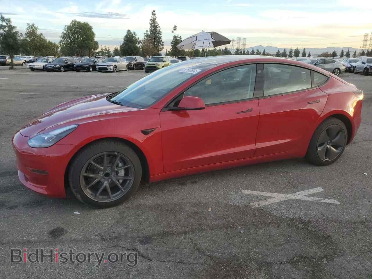 Photo 5YJ3E1EA0NF130892 - TESLA MODEL 3 2022
