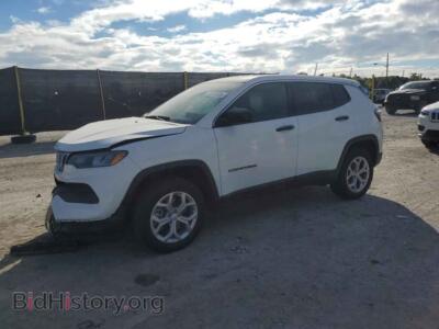 2024 Jeep COMPASS Sport, белый — VIN 3C4NJDAN3RT171989, Copart