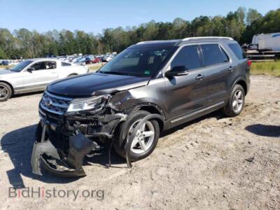 2018 Ford EXPLORER XLT, black — VIN 1FM5K7D83JGB40198, Copart