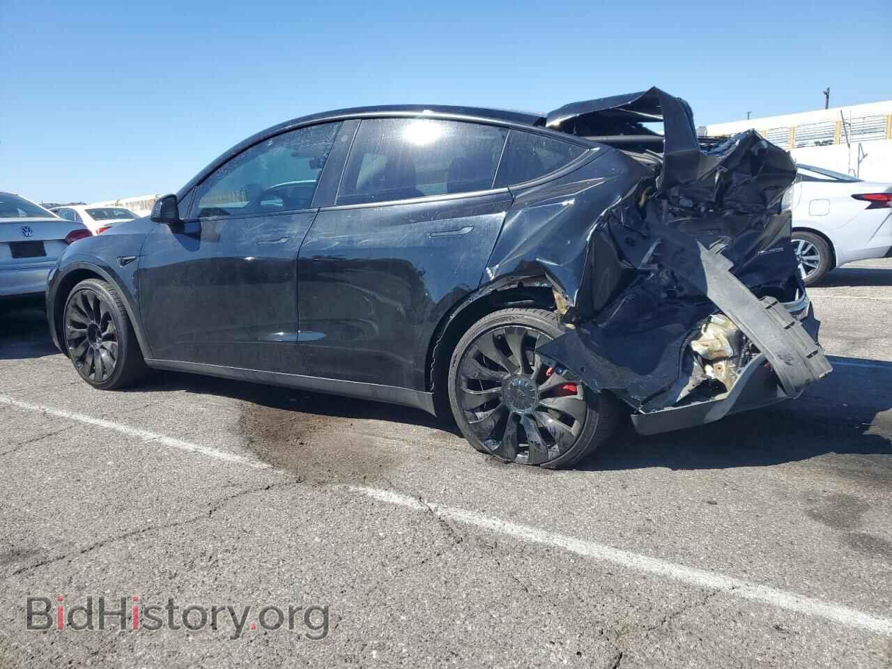 2022 TESLA MODEL Y - VIN: 7SAYGDEF7NF351535 - Фото 2