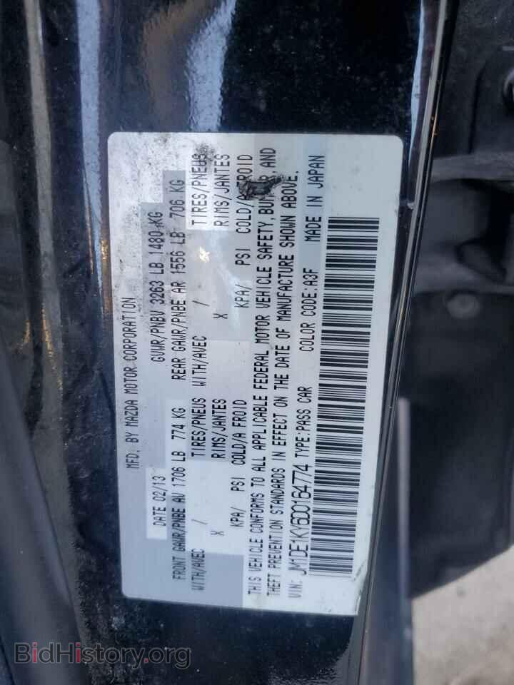 2013 MAZDA 2 - VIN: JM1DE1KY6D0164774 - Фото 12