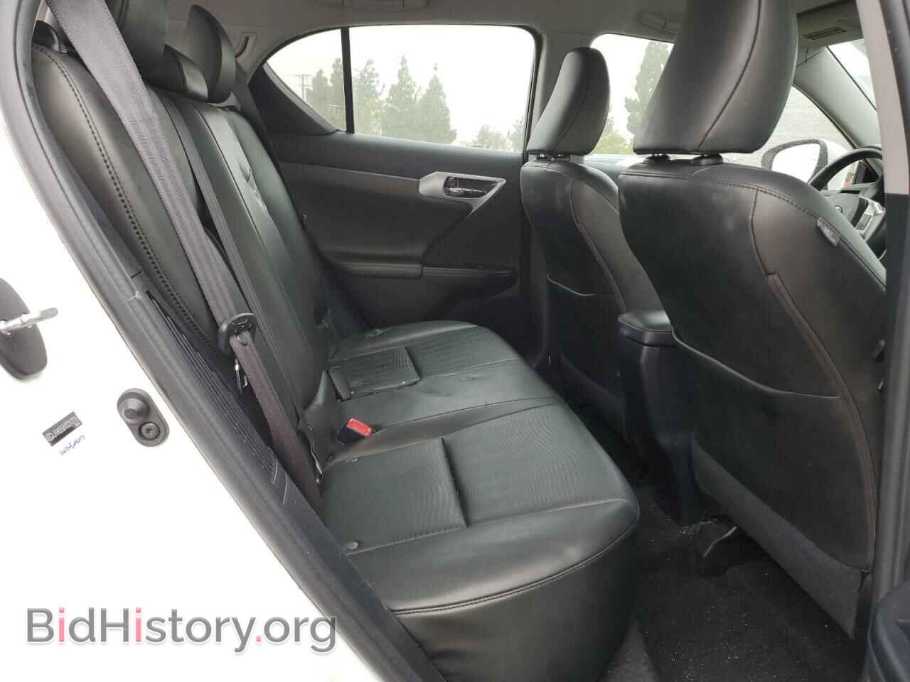 2012 LEXUS CT 200 - VIN: JTHKD5BH3C2112165 - Фото 10