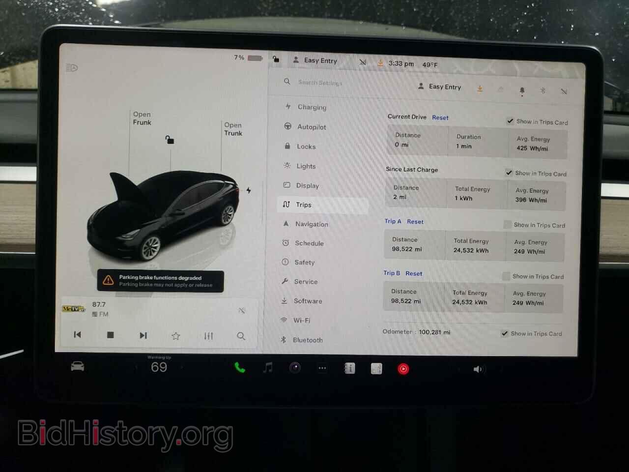 2022 TESLA MODEL 3 - VIN: 5YJ3E1EA1NF303867 - Фото 9