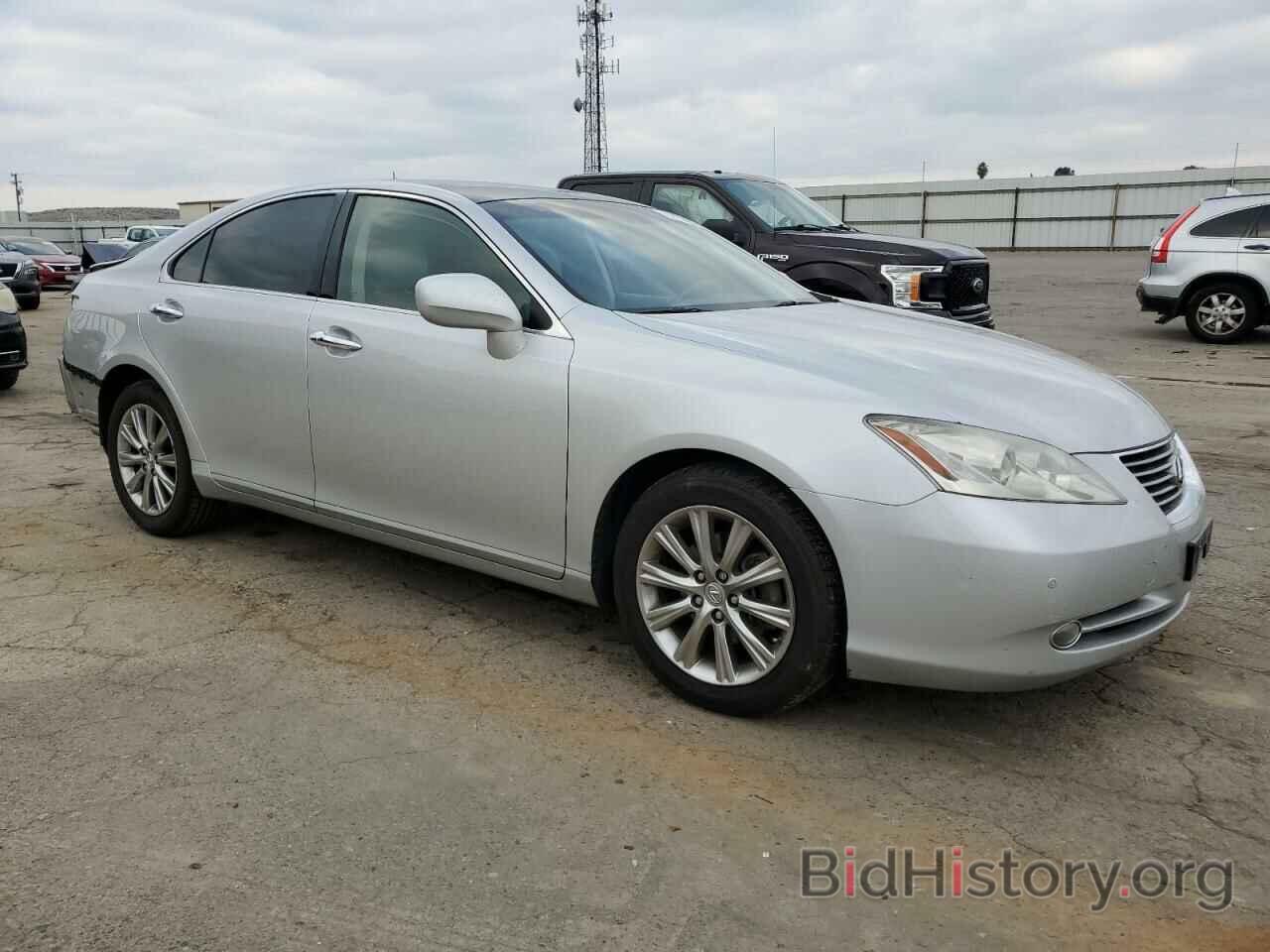 Report JTHBJ46G472041939 LEXUS ES350 2007 SILVER GAS price and damage