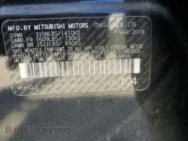 2019 MITSUBISHI MIRAGE - VIN: ML32F3FJ7KHF14981 - Фото 12