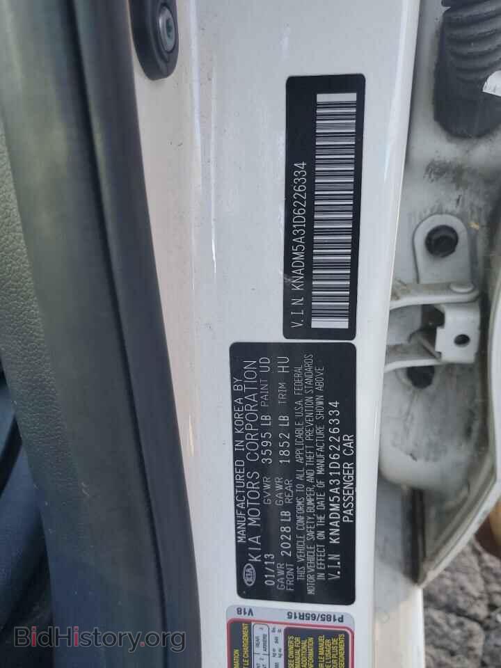2013 KIA RIO - VIN: KNADM5A31D6226334 - Фото 12