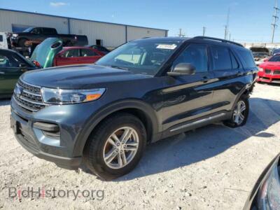 2023 Ford EXPLORER XLT, синий — VIN 1FMSK7DH3PGA76269, Copart