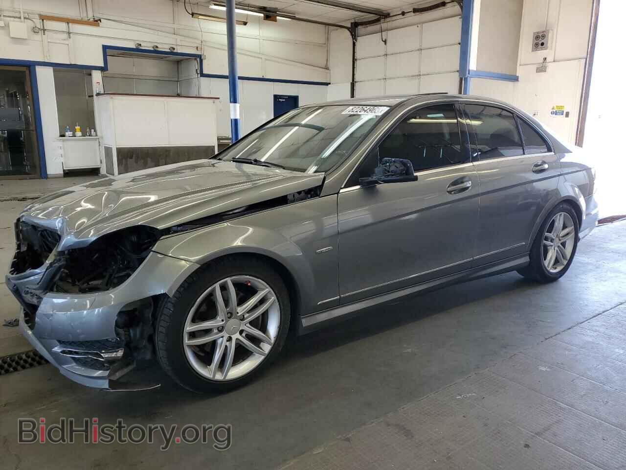 Photo WDDGF4HB5CR199756 - MERCEDES-BENZ C-CLASS 2012
