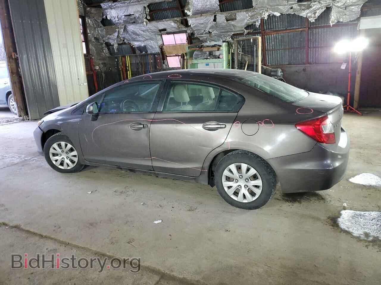 2012 HONDA CIVIC - VIN: 2HGFB2F59CH536711 - Фото 2