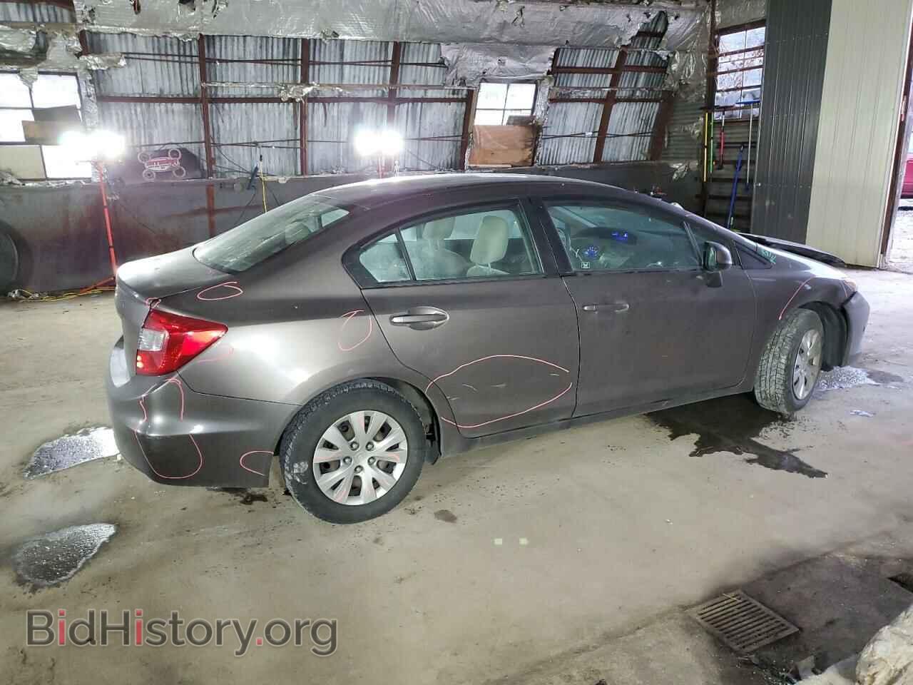 2012 HONDA CIVIC - VIN: 2HGFB2F59CH536711 - Фото 3