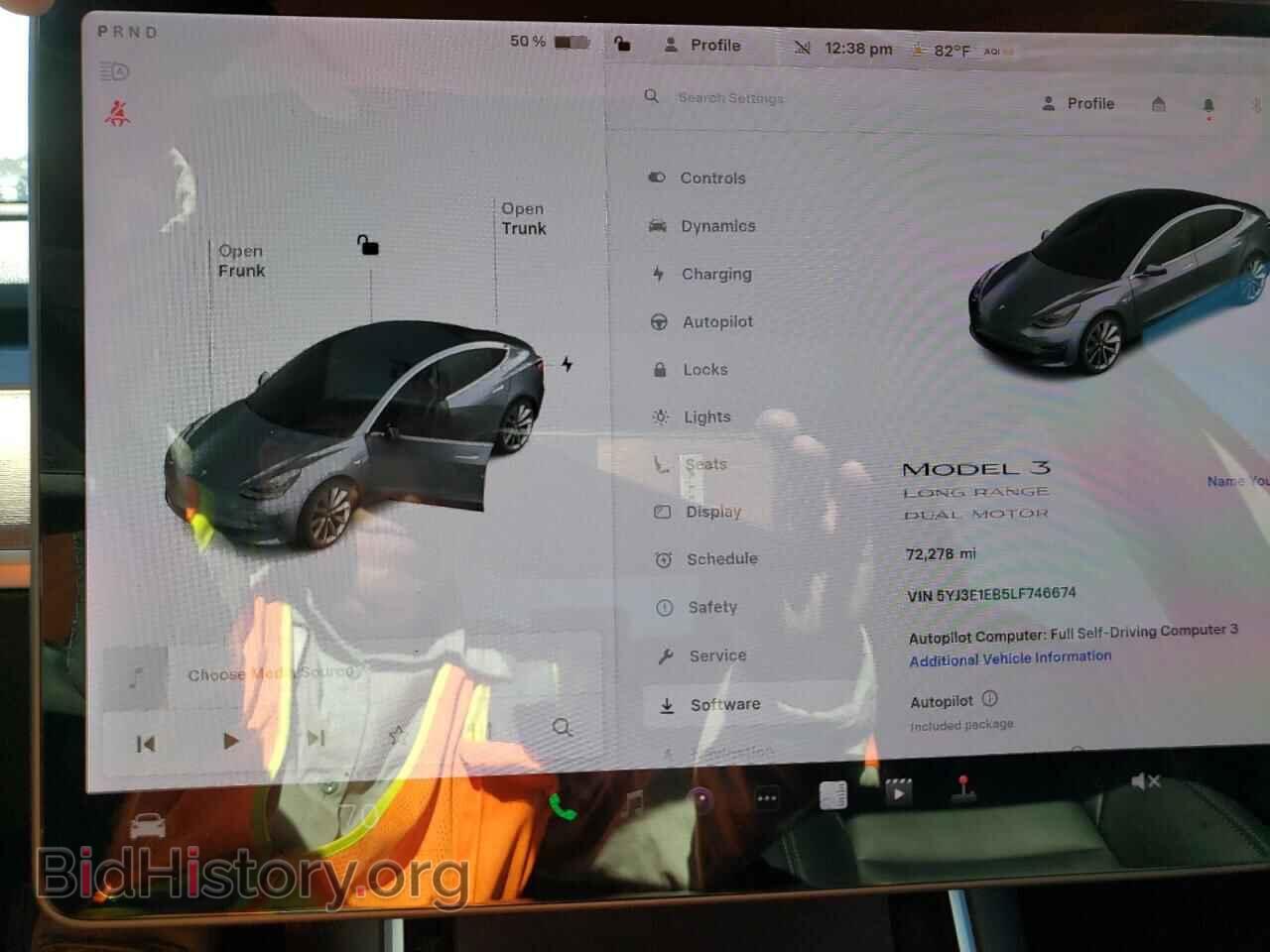 2020 TESLA MODEL 3 - VIN: 5YJ3E1EB5LF746674 - Фото 9