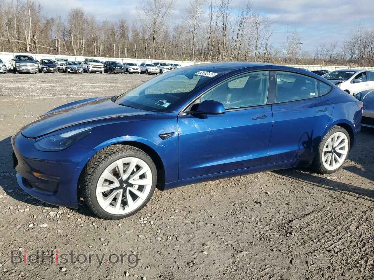 Photo 5YJ3E1EA8NF186871 - TESLA MODEL 3 2022