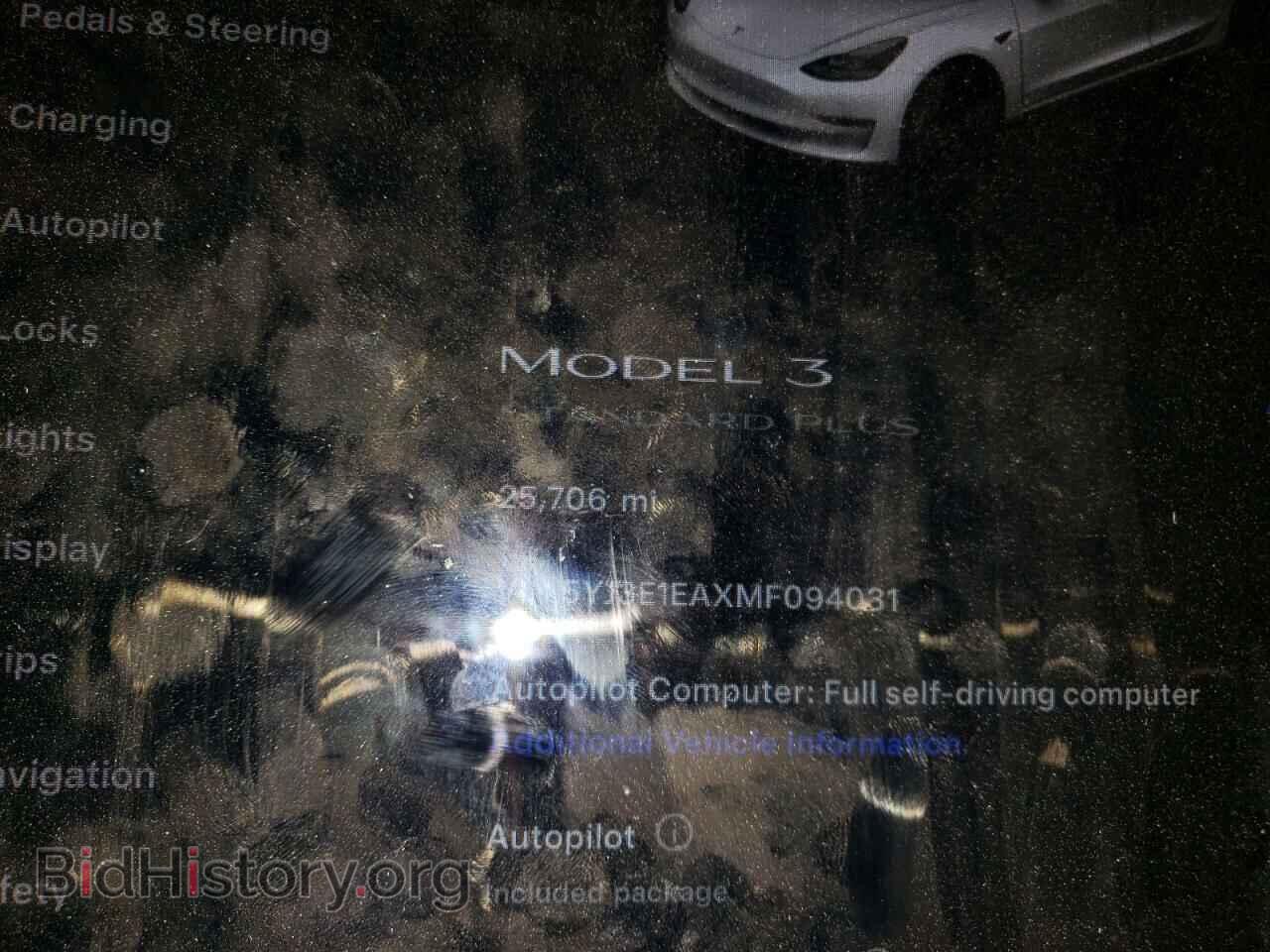 2021 TESLA MODEL 3 - VIN: 5YJ3E1EAXMF094031 - Фото 9