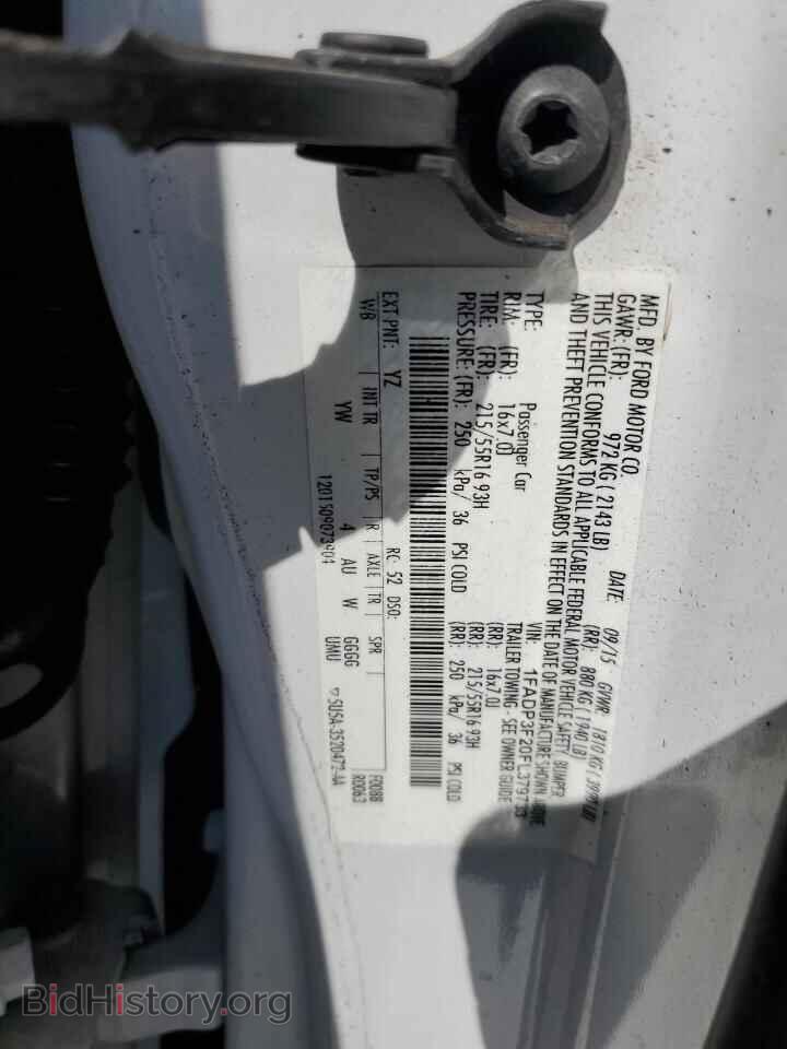 2015 FORD FOCUS - VIN: 1FADP3F20FL379733 - Фото 12