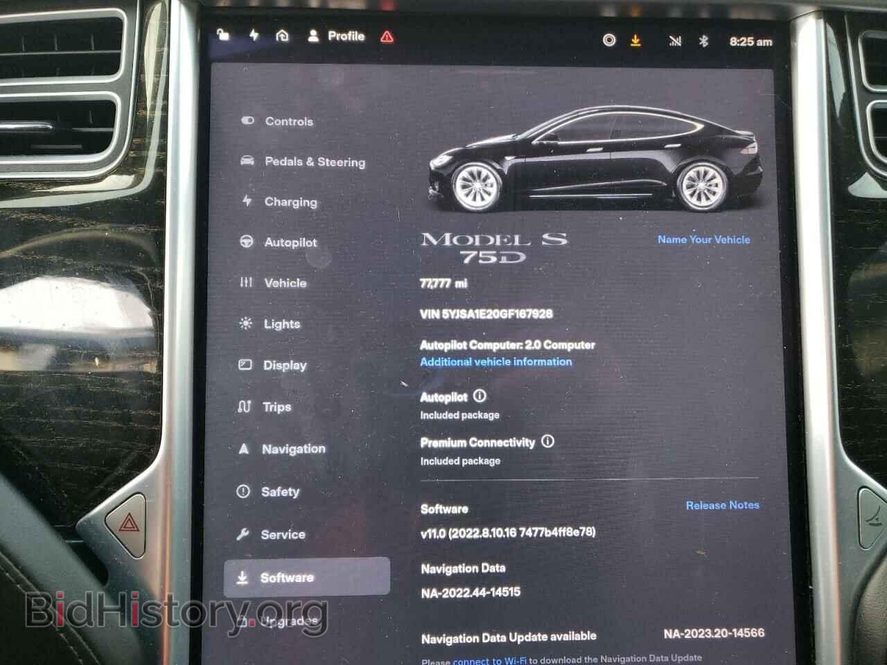 2016 TESLA MODEL S - VIN: 5YJSA1E20GF167928 - Photo 9