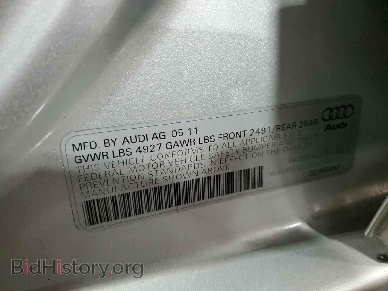 2012 AUDI A4 - VIN: WAUBFAFL3CN000321 - Фото 12