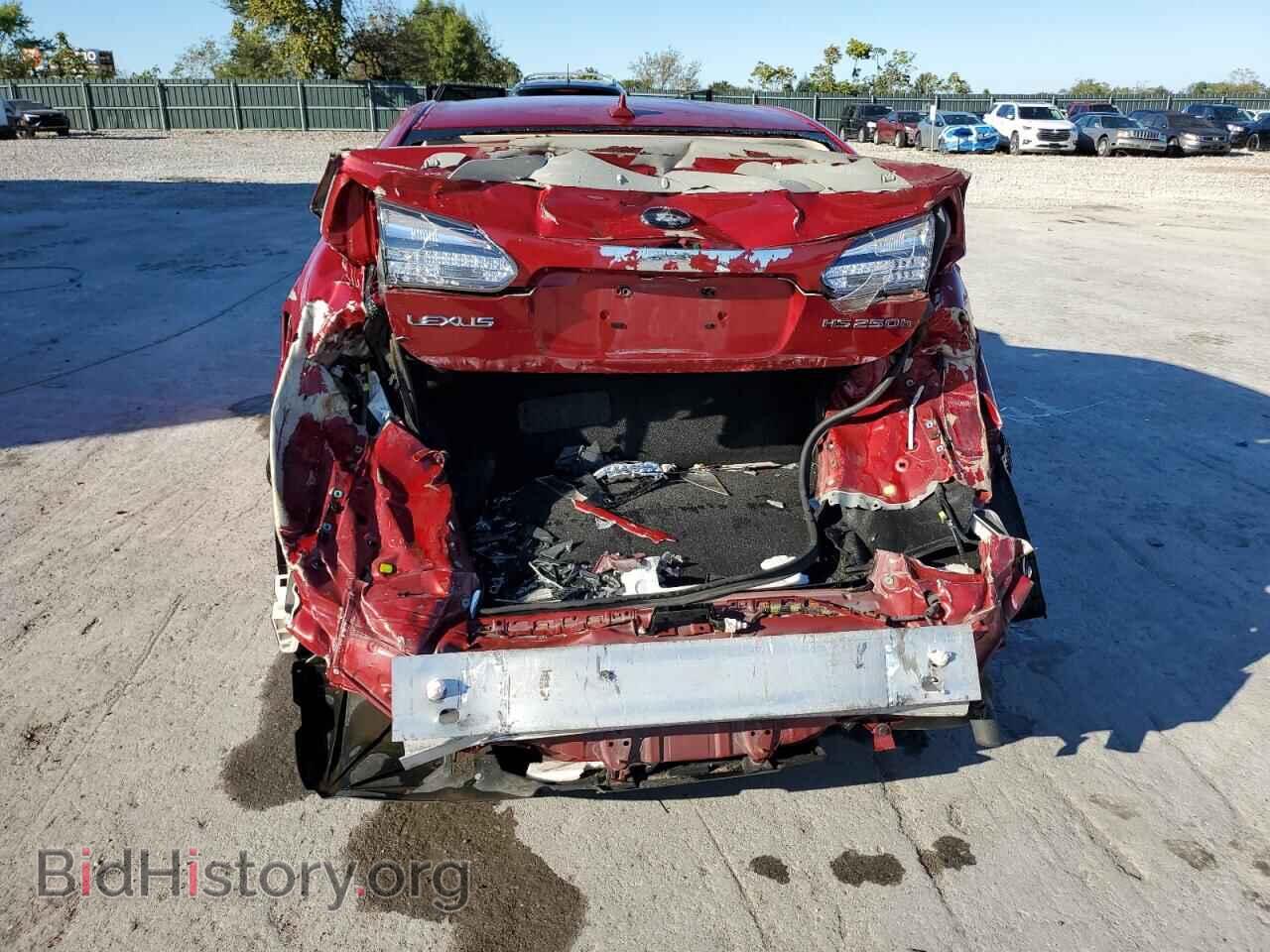 2010 LEXUS HS - VIN: JTHBB1BA2A2021354 - Фото 6
