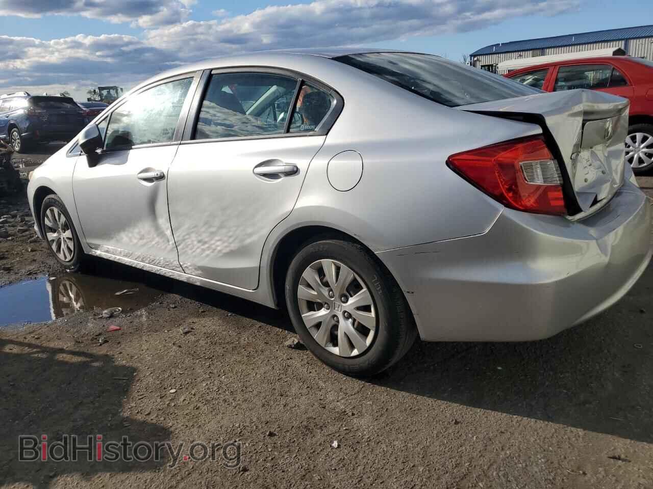 2012 HONDA CIVIC - VIN: 2HGFB2F54CH612755 - Фото 2