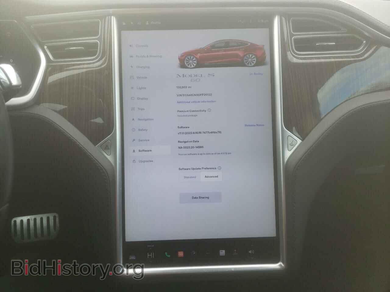 2013 TESLA MODEL S - VIN: 5YJSA1CN9DFP20102 - Photo 9