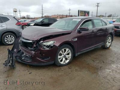 2011 Ford TAURUS SEL, бордовый — VIN 1FAHP2EW1BG143627, Copart