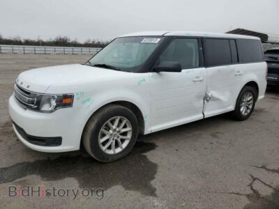 2018 Ford FLEX Flex SE, white — VIN 2FMGK5B8XJBA06876, Copart