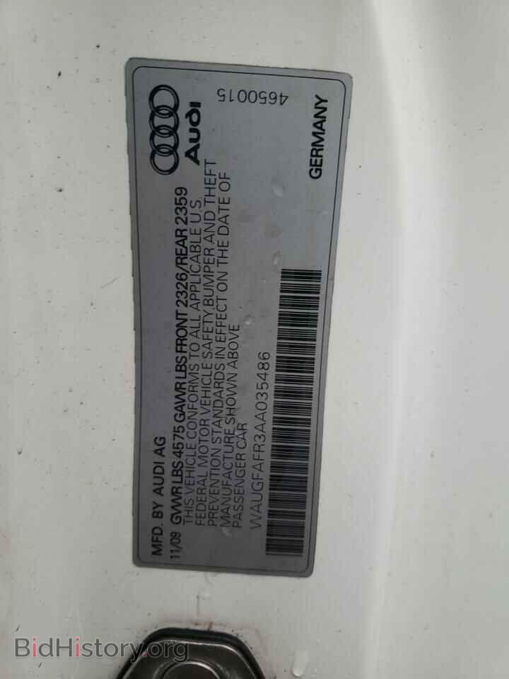 2010 AUDI A5 - VIN: WAUGFAFR3AA035486 - Фото 12