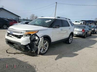 2013 Ford EXPLORER XLT, белый — VIN 1FM5K7D89DGA32902, Copart