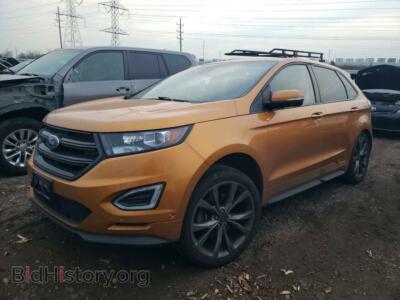 2016 Ford EDGE Sport, оранжевый — VIN 2FMPK4AP9GBB08083, Copart